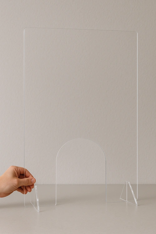 Protective acrylic screens and sneeze guards